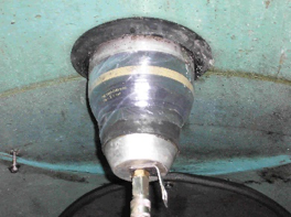 aufgeblasener Packer